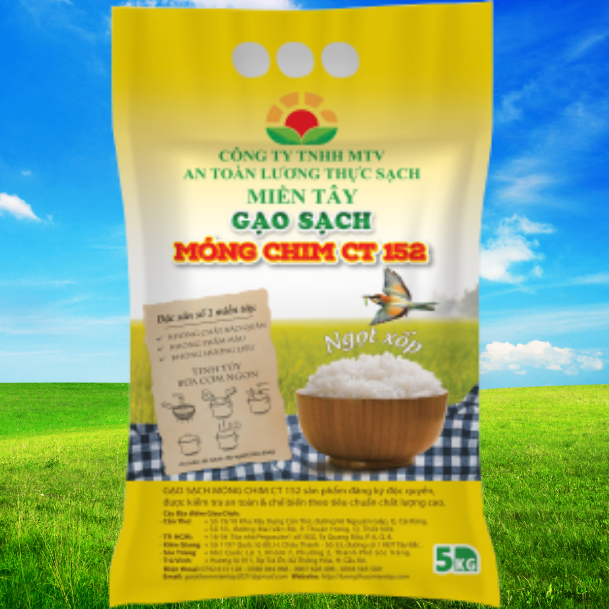 GẠO SẠCH MÓNG CHIM CT152