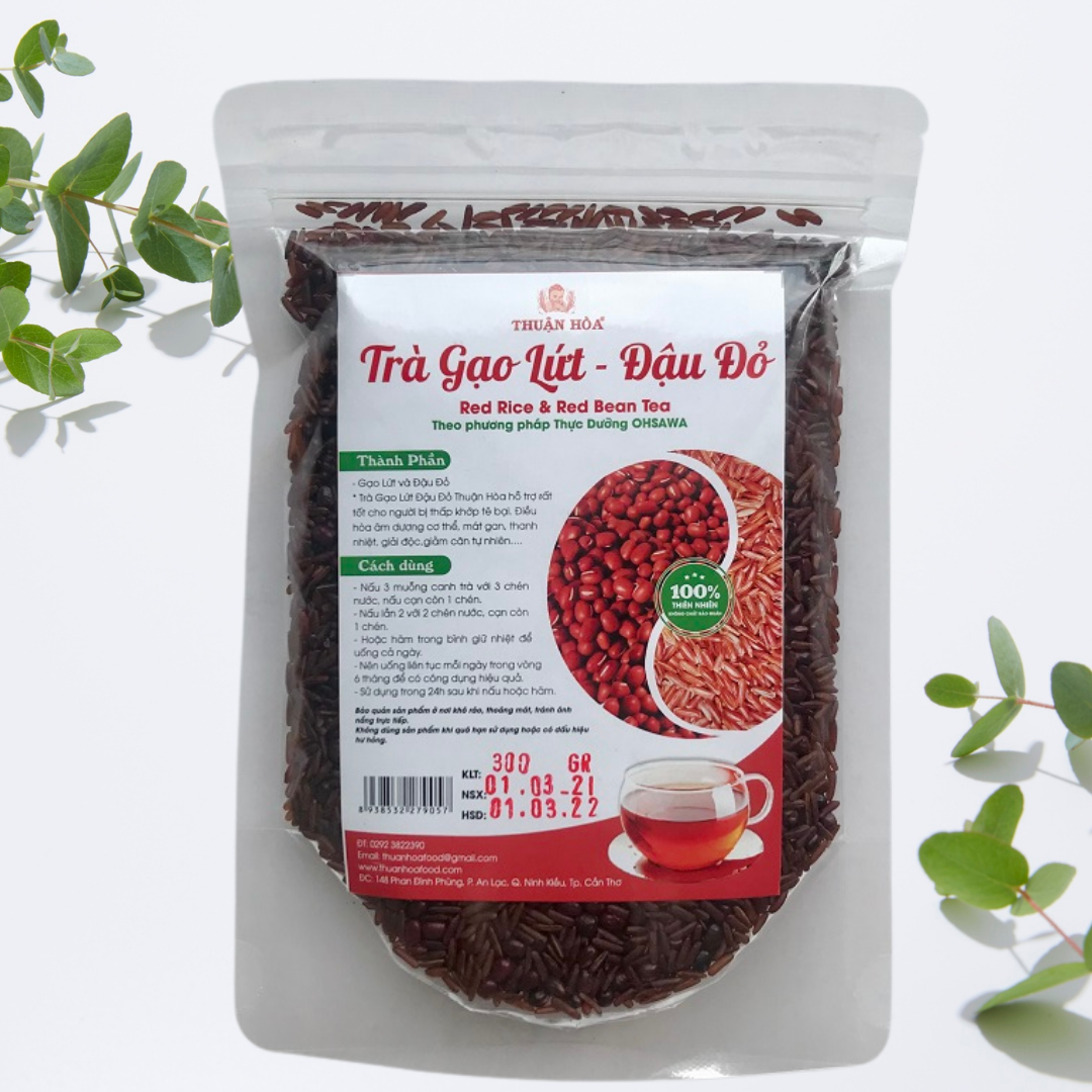 TRÀ GẠO LỨT ĐẬU ĐỎ