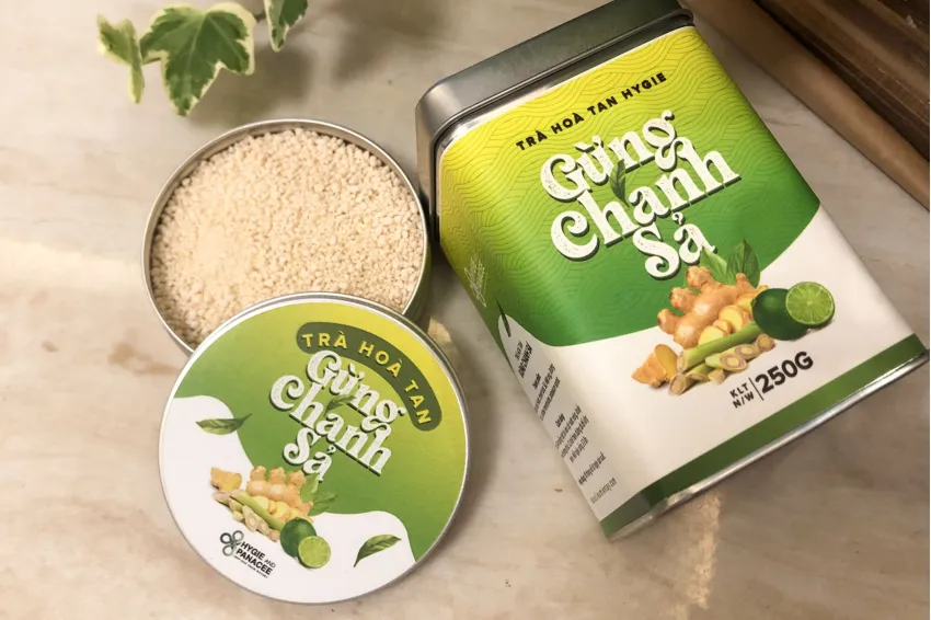 TRÀ GỪNG CHANH SẢ HYGIIE