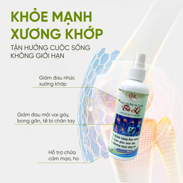 RƯỢU XOA BÓP GIA TRUYỀN (BÀ LÊ)